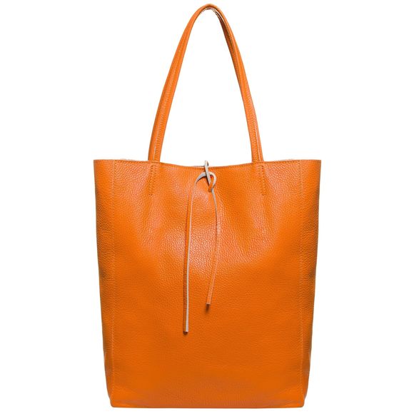 Italian Genuine Leather Tote Bag With Zier Large Soft Sr <3 - Picture 1 of 8